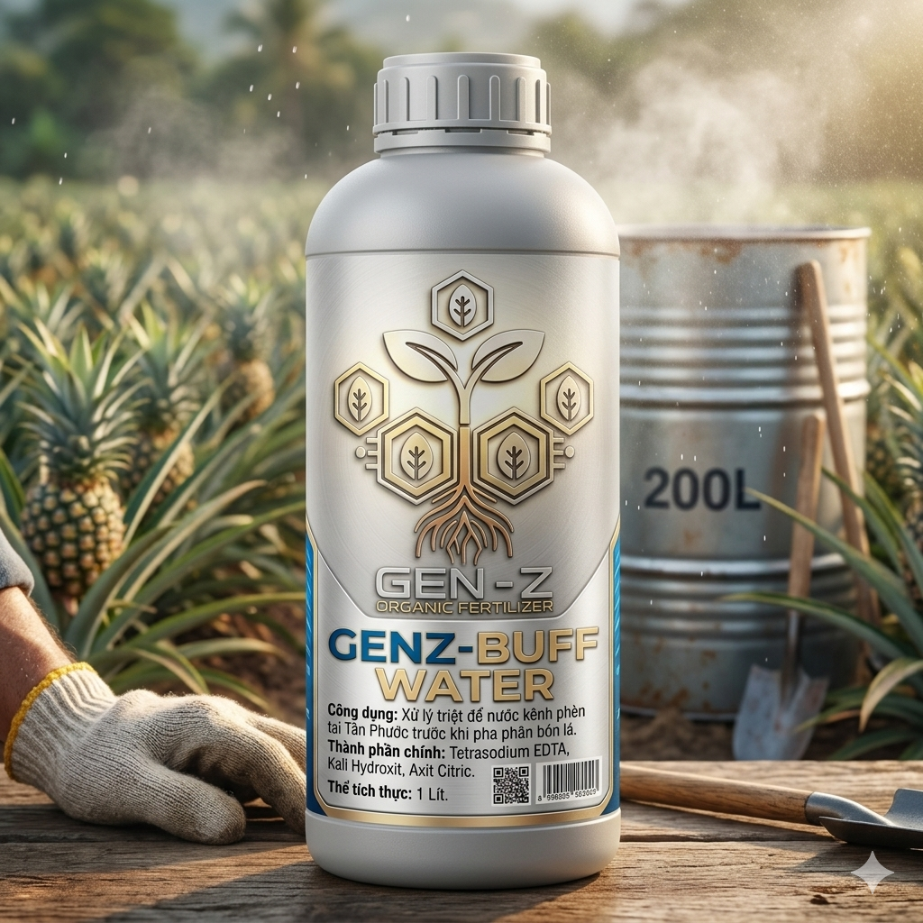 Phân bón sinh học BUFF WATER chuyên khóm